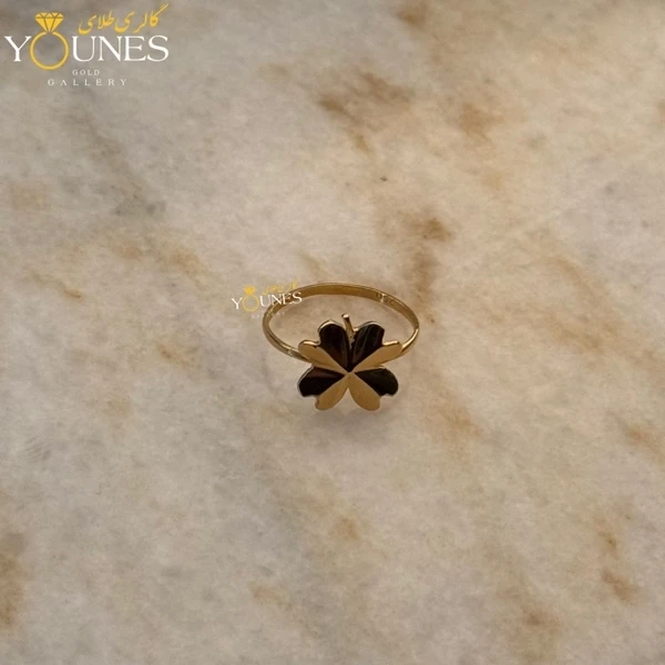 انگشتر طلا شبدر